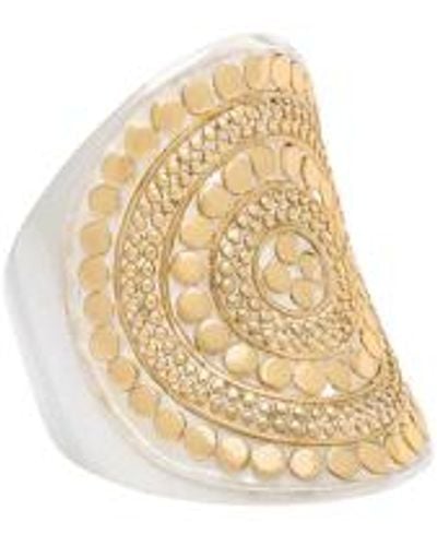 Anna Beck Classic Saddle Ring And Silver - Metallizzato