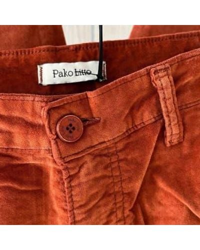 Pako Litto Pantalon Chino - Orange