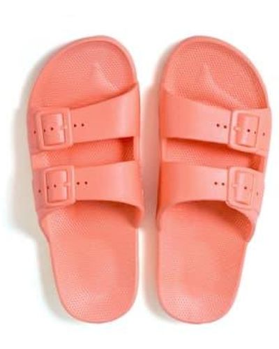 FREEDOM MOSES Coral Slippers Capri 38/39 - Orange