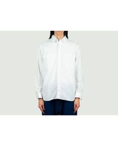 Orslow Chambray Shirt 4 - White