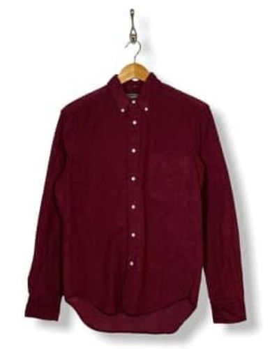 Gitman Vintage Vintage Burgundy Heavy Corduroy L - Red