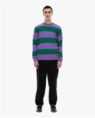 Castart Poppelino Sweater With Stripes S - Blue