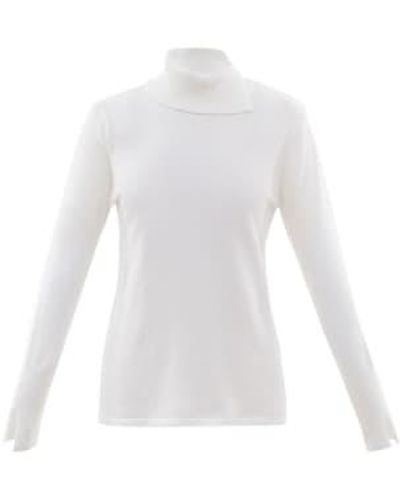 Marble Sweater 6317 Uk 14 - White