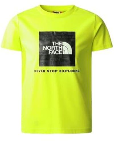 The North Face Camiseta redbox bambino led amarillo