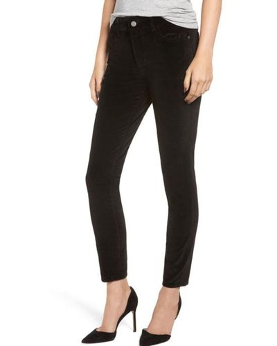 DL1961 Margaux Jeans Lost Black Velvet - Noir