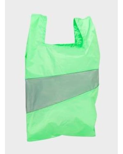 Susan Bijl Shopping Bag Large Nylon - Green