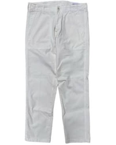 Fresh Cotton Fatigue Trousers - Grey