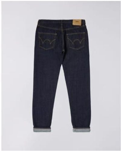 Edwin Regular Tapered Nihon Pu Jeans Unwashed 30w/32l - Blue