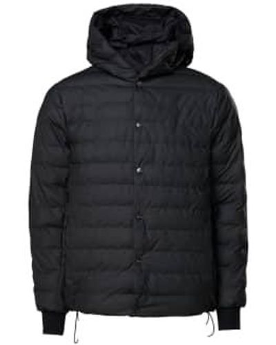 Rains Trekker Hooded Jacket 1530 Xxs/xs - Black