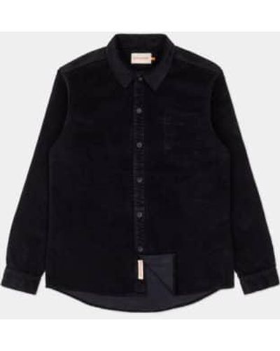 RVLT Revolution Or 3889 Casual Overshirt Corduroy Or - Nero