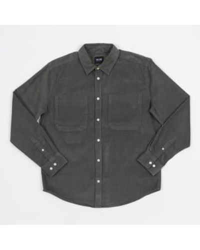 Only & Sons Corduroy Button Down Shirt - Gray
