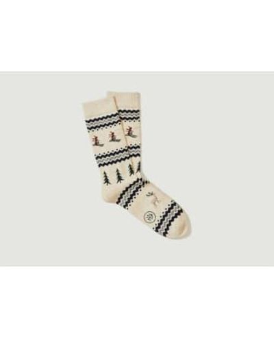 Royalties Chaussettes Grisette Socks 40-45 - White