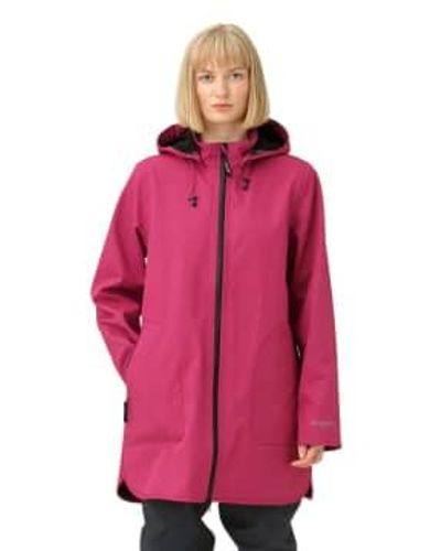 Ilse Jacobsen Raincoat 135 Sangria Uk 8/de 34/us 6 - Pink