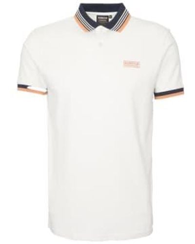 Barbour Francis Polo Dove Small - White