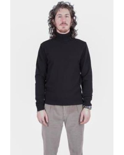 Daniele Fiesoli Roll Neck Sweater Double Extra Large - Black