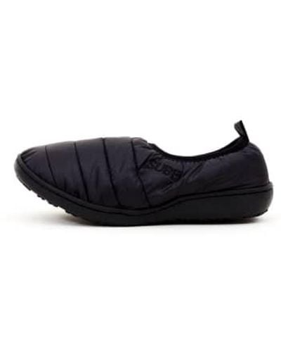 SUBU Packable Slippers Gloss Small - Black