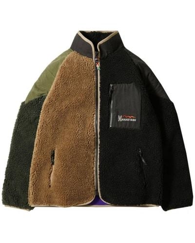 Manastash Mt Gorilla Fleece Multi Jacket Retro Pile - Brown