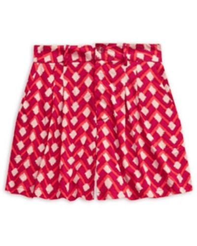 Yerse Lee-shorts in lila - Rot