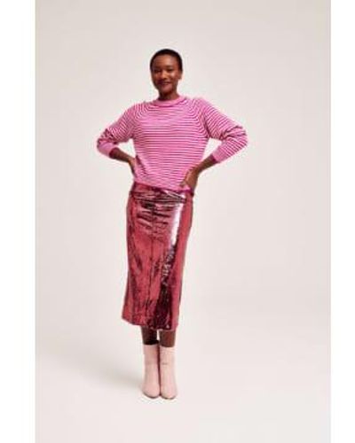 CKS Skott Sequined Skirt 38 - Pink