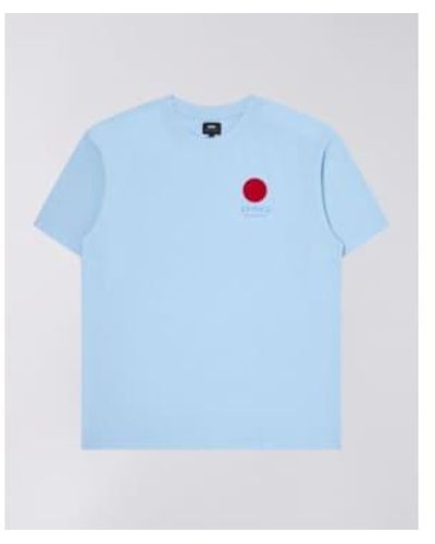 Edwin Japanese Sun Supply T-shirt Placid L - Blue