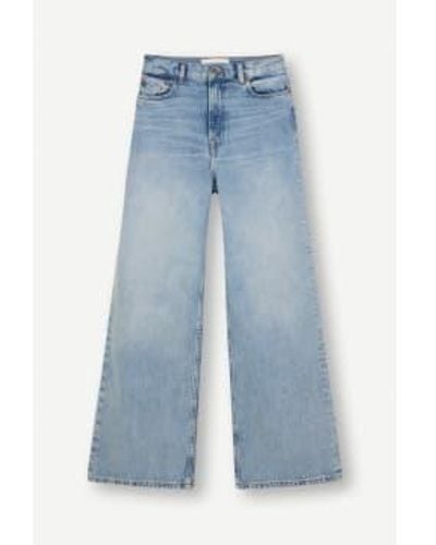 Samsøe & Samsøe Rebecca jeans gefrorener schnee - Blau