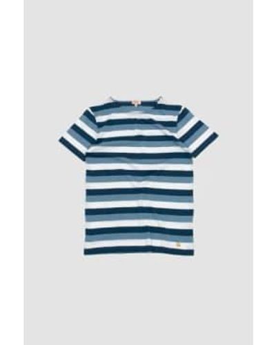Armor Lux Ss Heritage Sailor T-shirt /st Lo/lake L - Blue