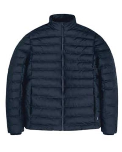 Rains Trekker Jacket Navy 40 Off - Blu