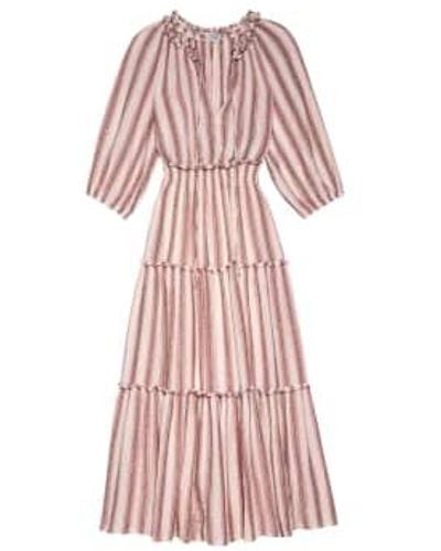 Rails Caterine Dress Camino Stripe S - Pink