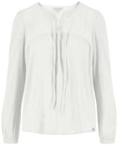 Zusss Blouse With Padded Detail Off Medium - White