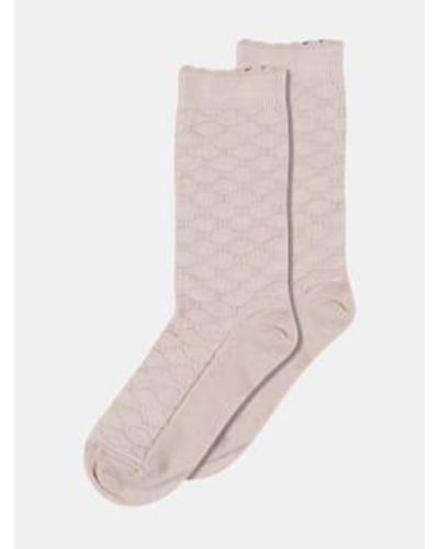 mpDenmark Grace Ankle Socks Dust - Rosa