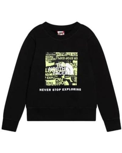 The North Face /led Yellow Redbox Shirt M - Black