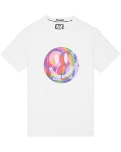 Weekend Offender Shoom Graphic T Shirt In - Bianco