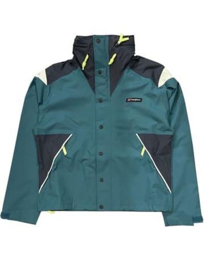 Berghaus Unisex Mayeurvate Waterproof Jacket / Blue S - Green