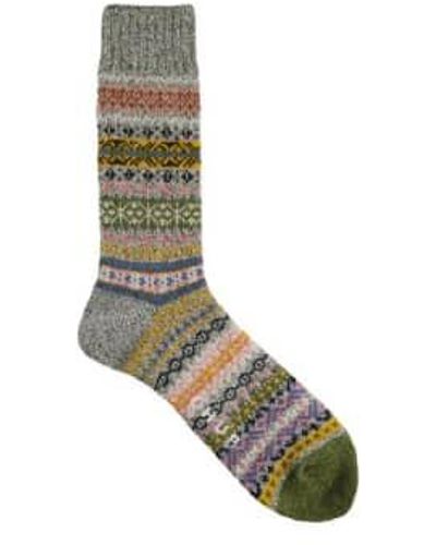 Chup Socks Calcetines bungalow plateado - Verde
