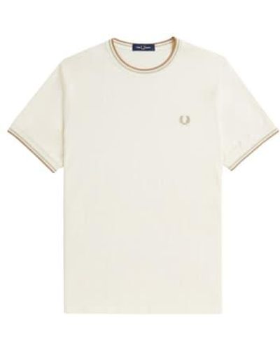 Fred Perry Twin Tipped T-shirt - White
