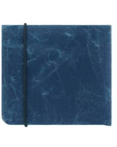 Siwa Wallet Bi Fold Dark Washi - Blue