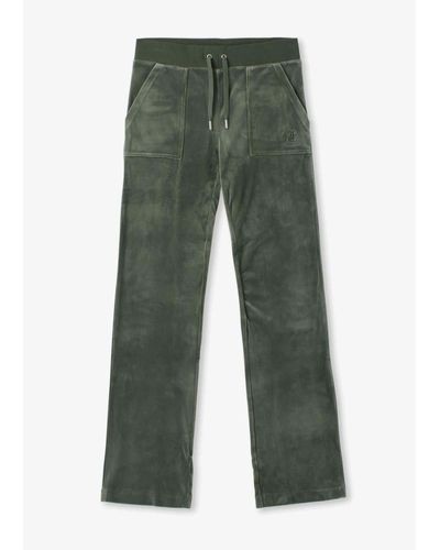 Juicy Couture S Del Ray Classic Pocket Lounge Trousers - Green