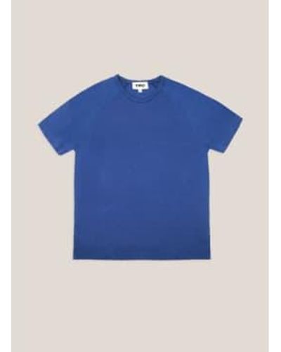 YMC Television Raglan T-shirt S - Blue