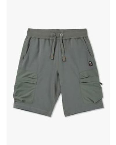 Parajumpers Mens Irvine Jersey Shorts In Thyme - Grigio