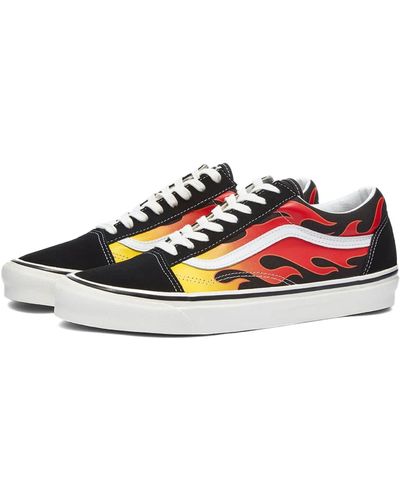 Vans Ua Old Skool 36 Dx Epic Flame Black And White - Multicolore
