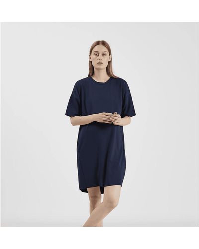 Minimum Regitza 0265 Short Dress Navy Blazer - Blu