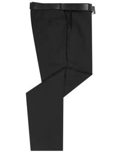 Remus Uomo Pantalon costume slim santi - Noir