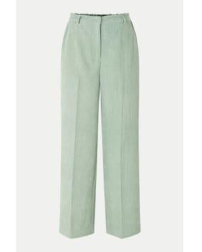 Second Female Boyas New Trousers In Green - Verde