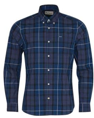 Barbour Sandwood Tailored Shirt Inky - Blu