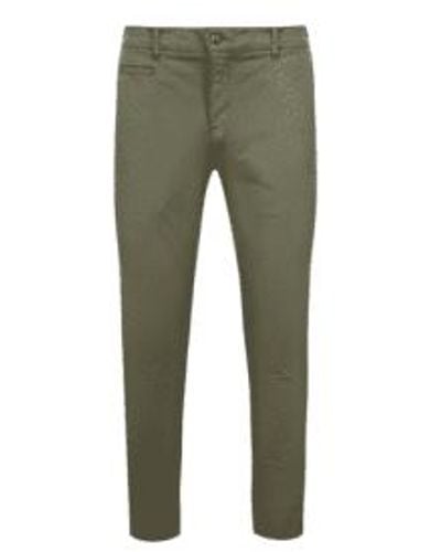 Faguo Brix Cotton Pants In From - Verde