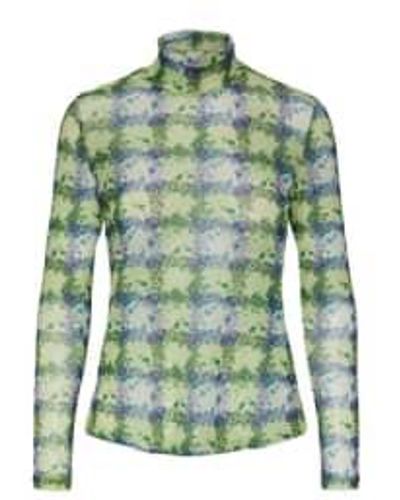 Y.A.S | Bjork Ls Meesh Top - Green