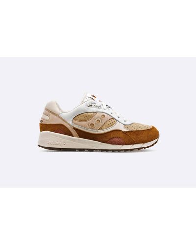 Saucony Shadow 6000 Capuccino Brown/white - Blanco