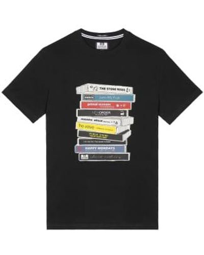 Weekend Offender Cassettes Short Sleeved T Shirt - Nero