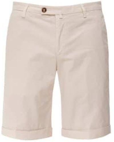 Briglia 1949 Panna stretch cotton slim fit shorts bg108 323511 5103 - Neutre