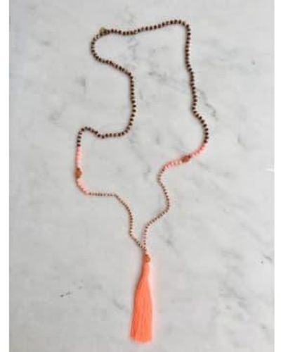 Tribe + Fable Tribe And Fable Tassel Necklace - Grigio